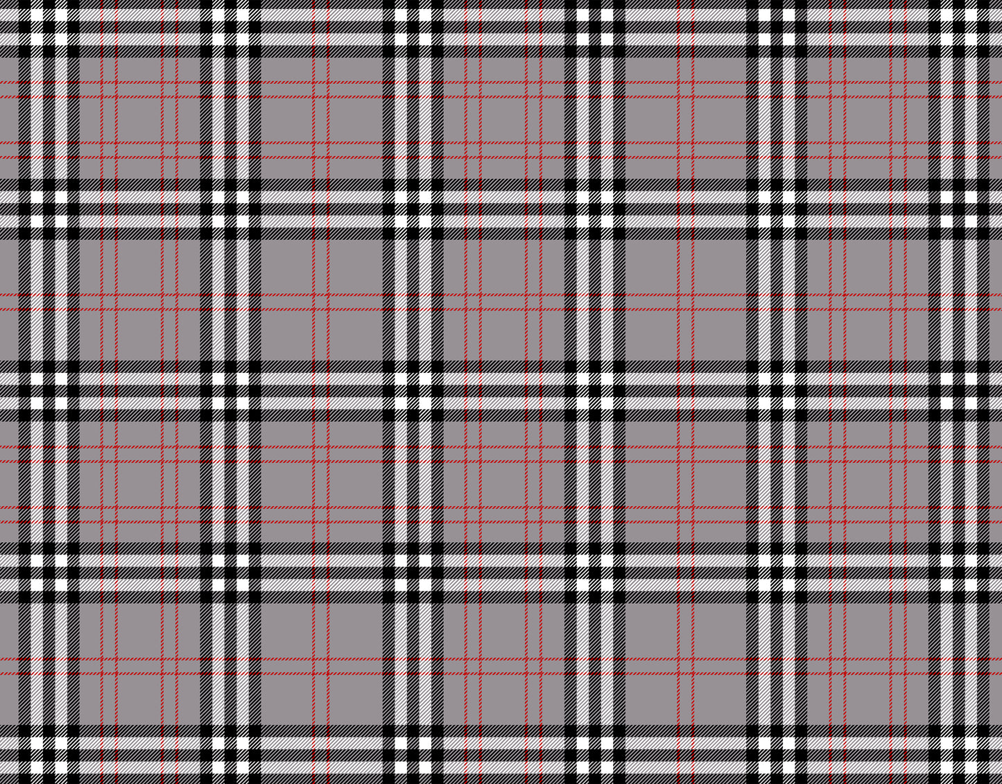 Grey Plaid Tartan Sneakal Sheet